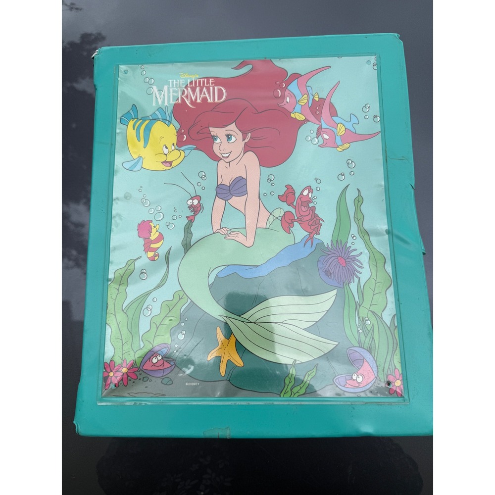 Vintage Disney The Little Mermaid Doll Case with Clothes and Accessories Lot